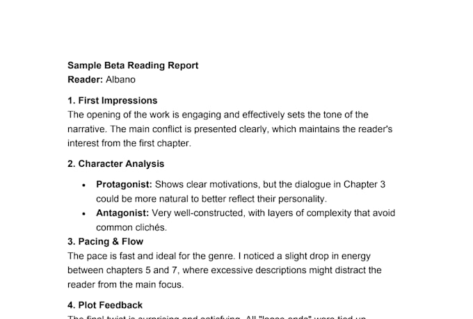 be your book beta reader